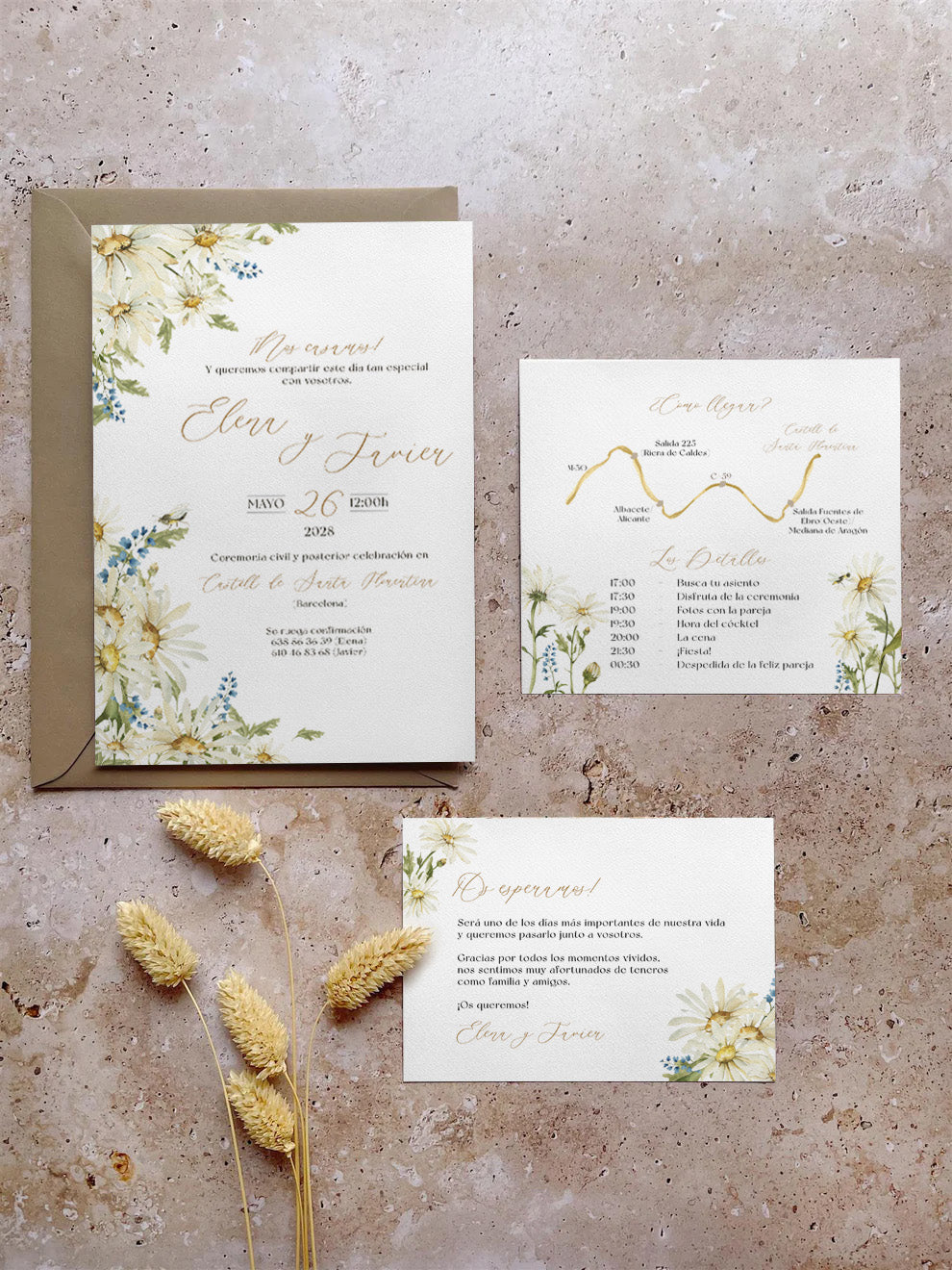 Invitación de Boda Margarita