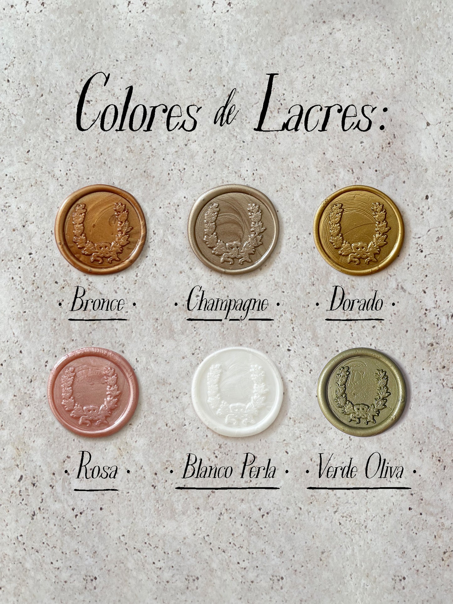 Sello de Lacre Guirnalda Vintage