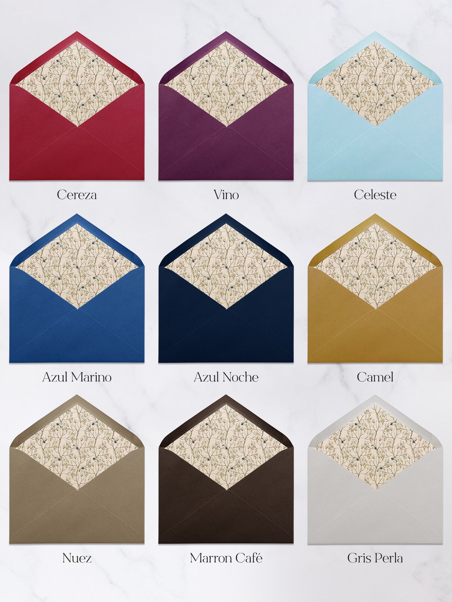 Sobre Forrado Florales #13