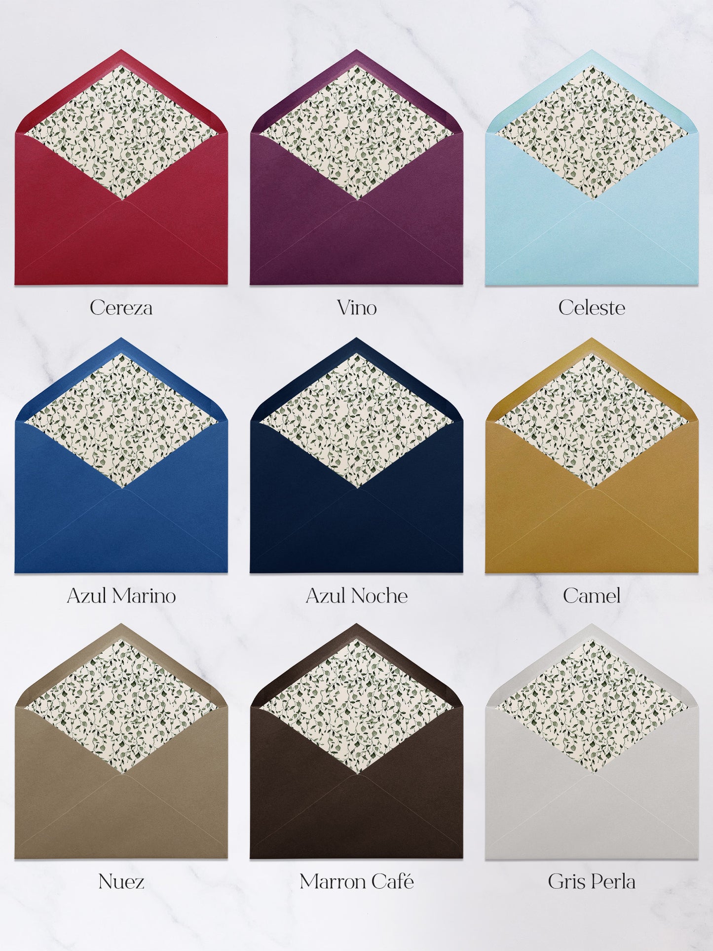 Sobre Forrado Florales #15