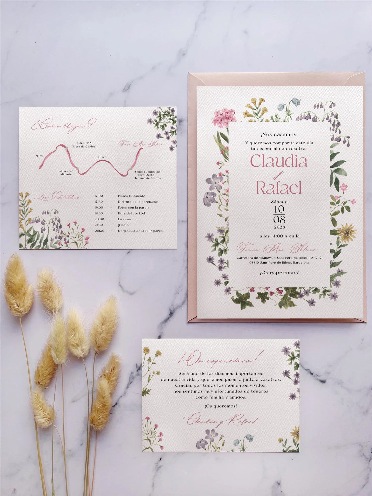 Invitación de Boda Silvestre