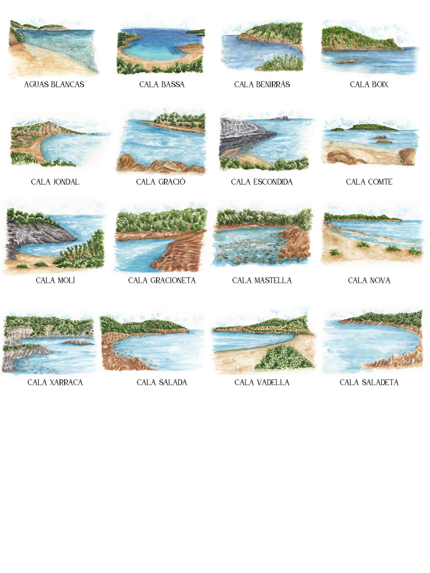 Seating Plan/Meseros Calas de Ibiza