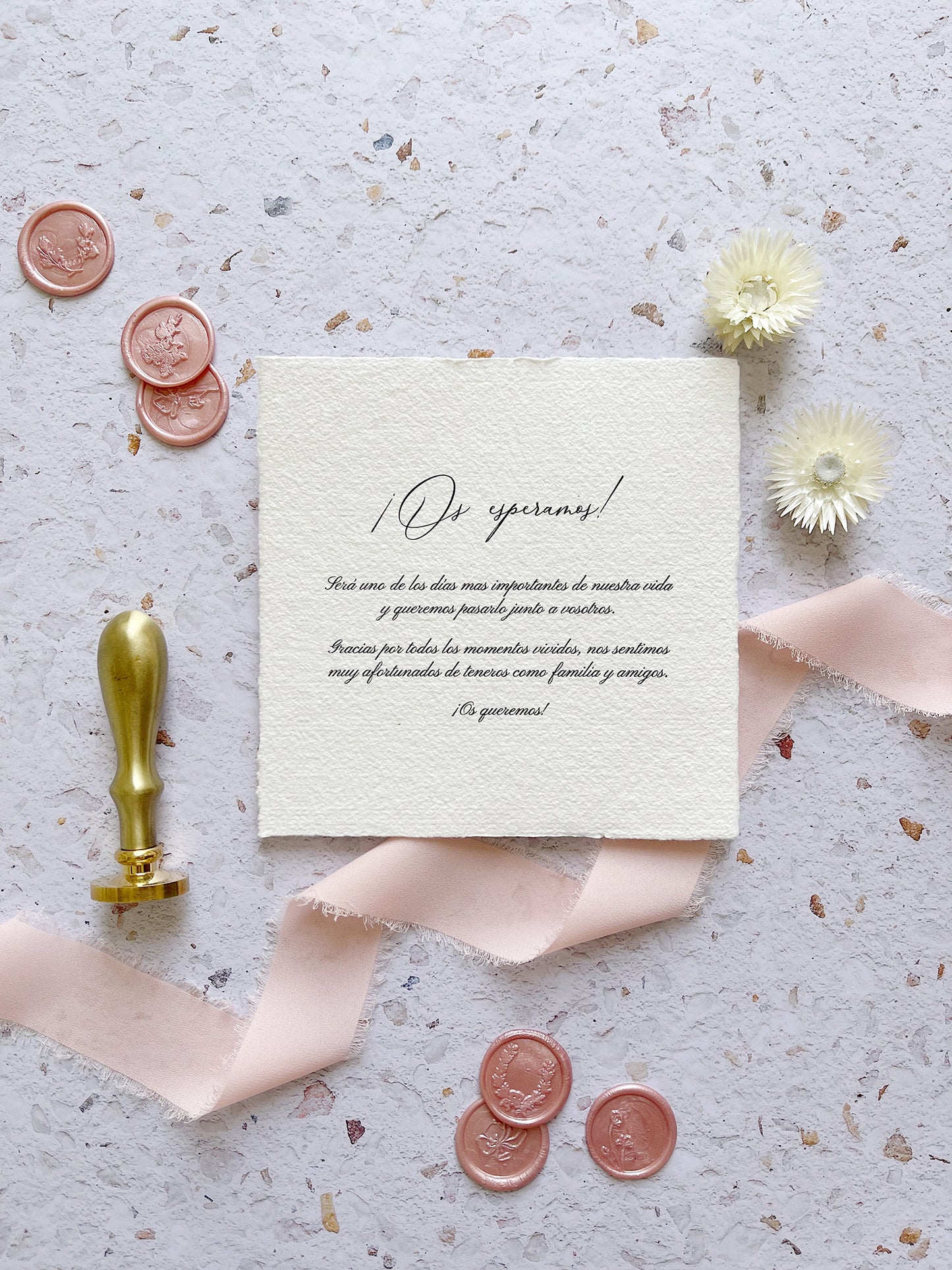 Invitación de Boda Artesanal #01