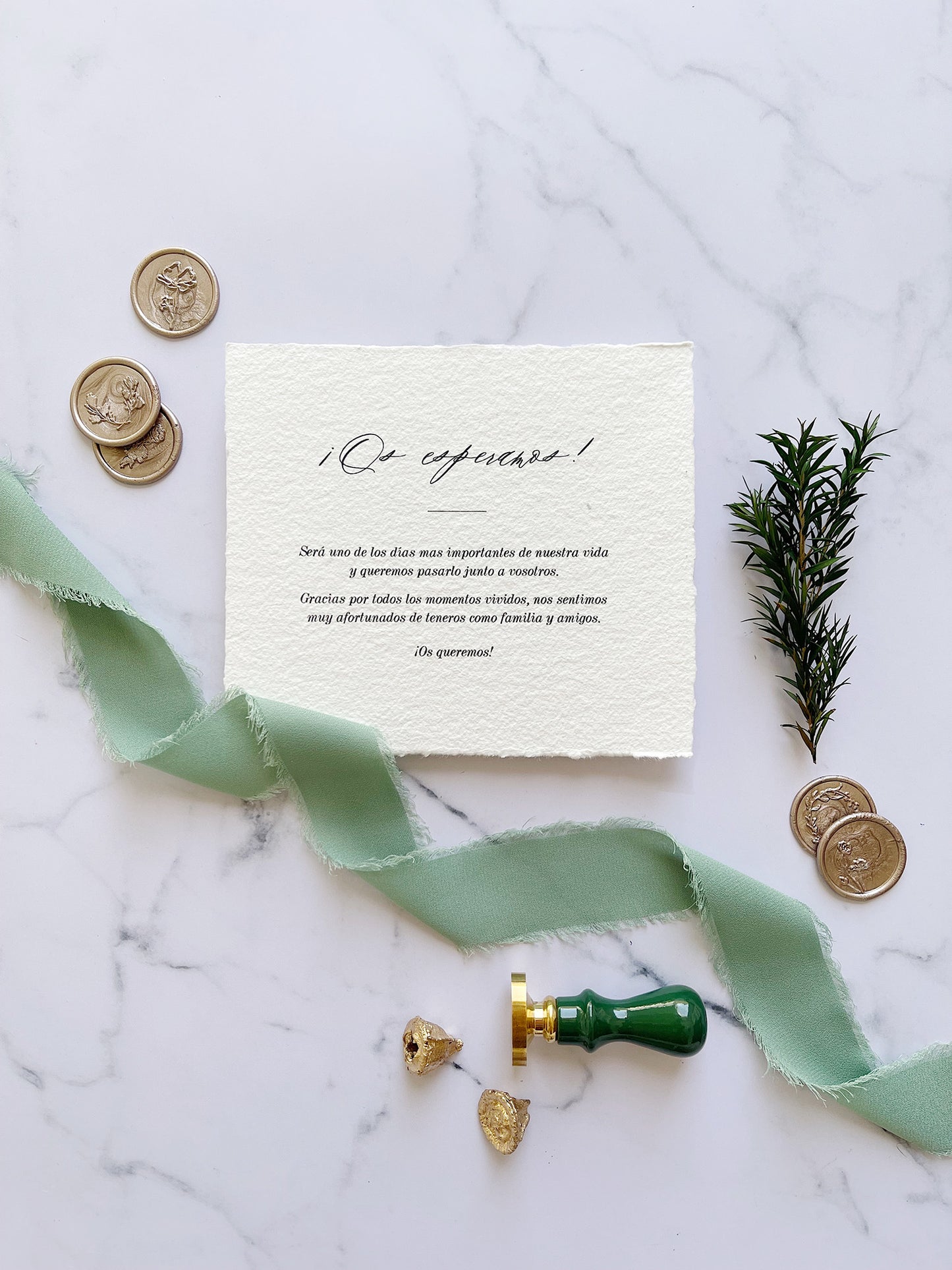 Invitación de Boda Artesanal #02