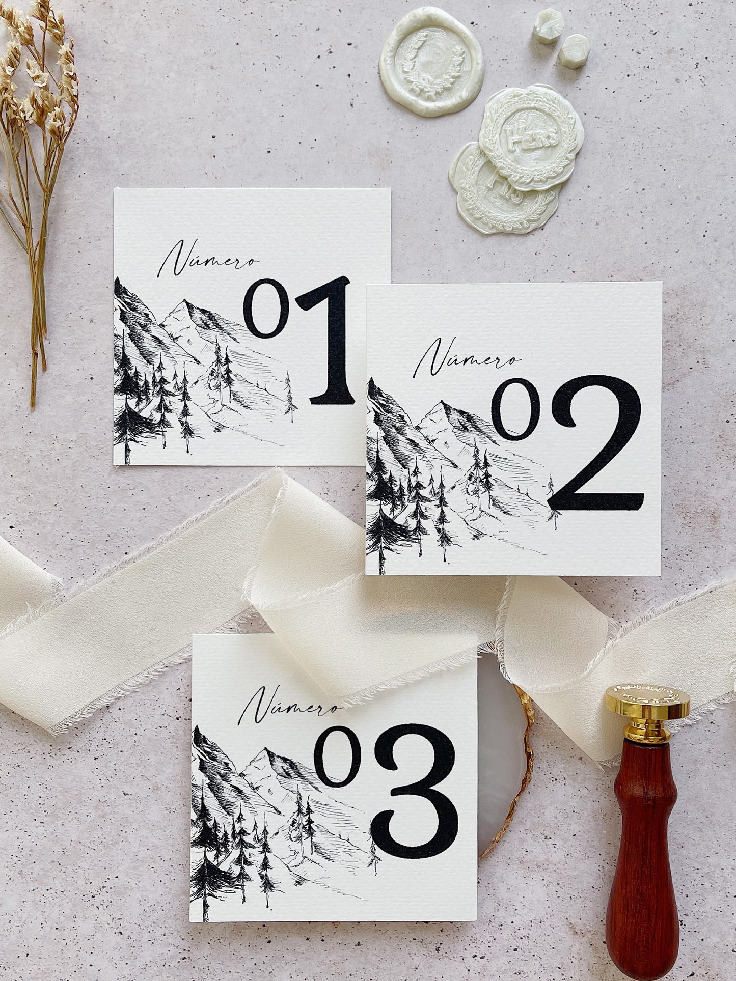 Número de Mesa Montaña