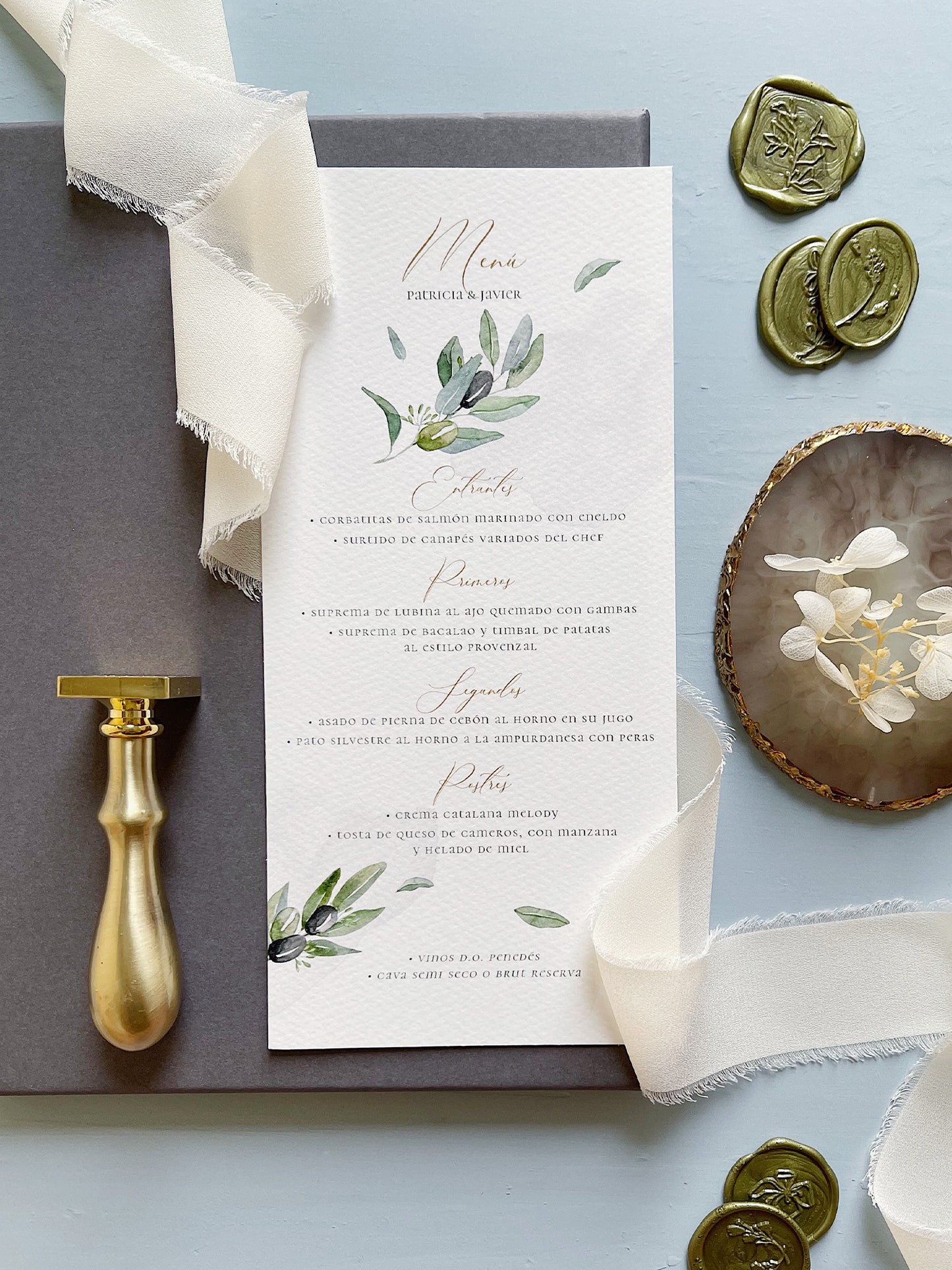 Menú de Boda Olivo