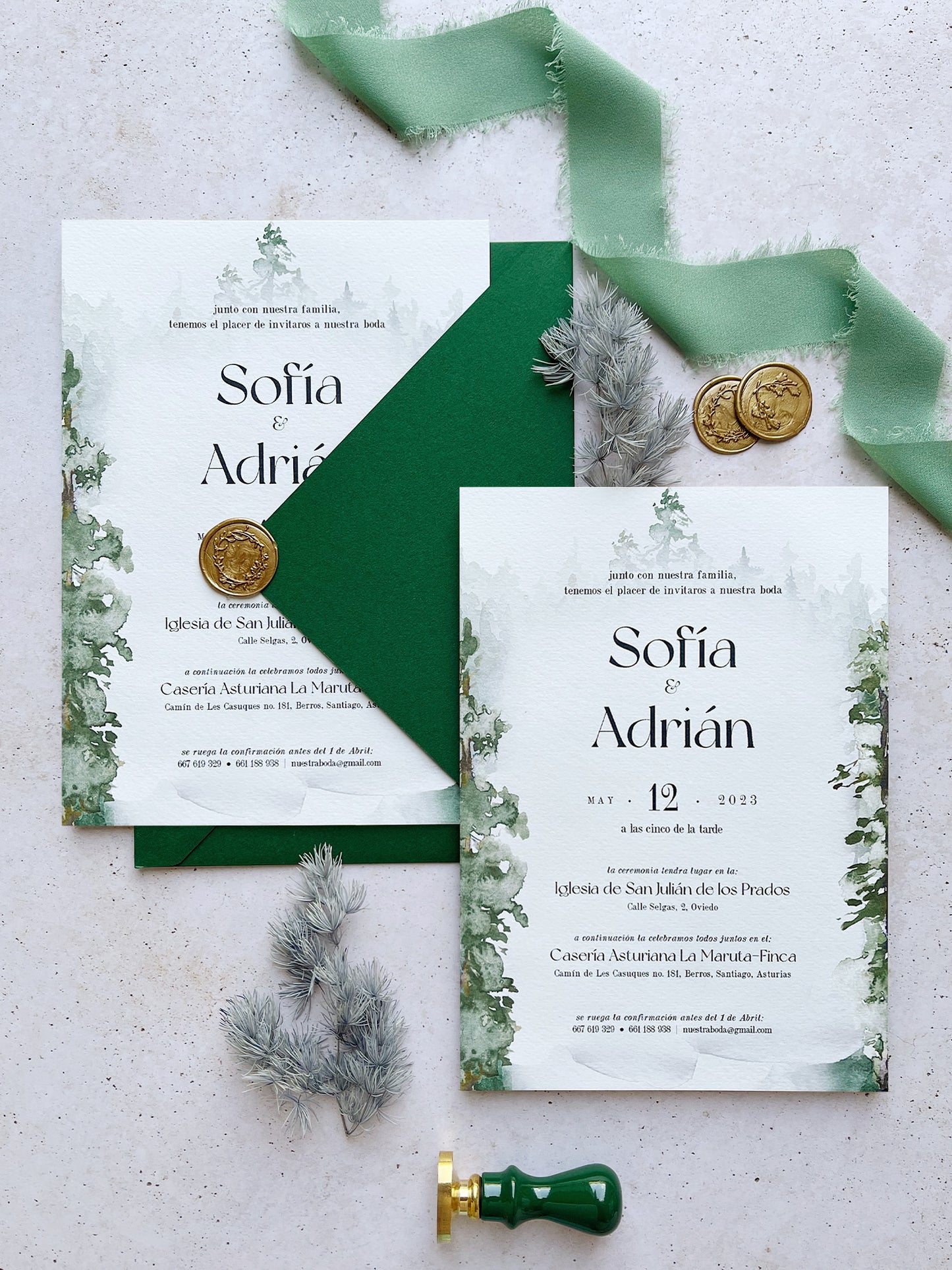 Invitación de Boda Foresta