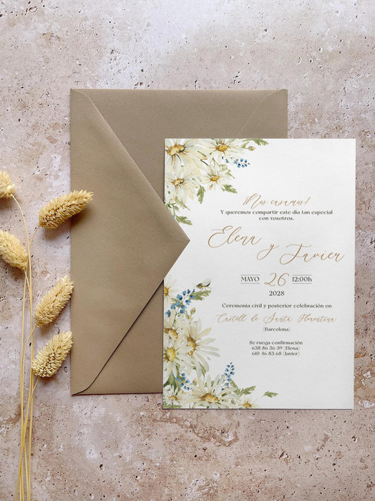 Invitación de Boda Margarita
