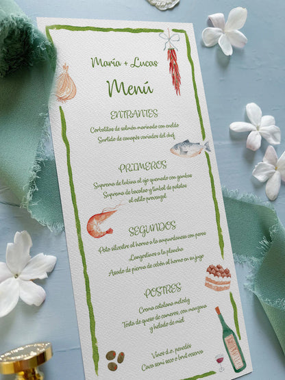 Minuta con Acuarela #10