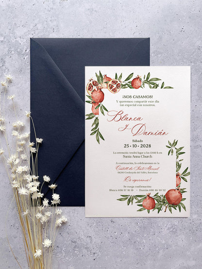 Invitación de Boda Granada