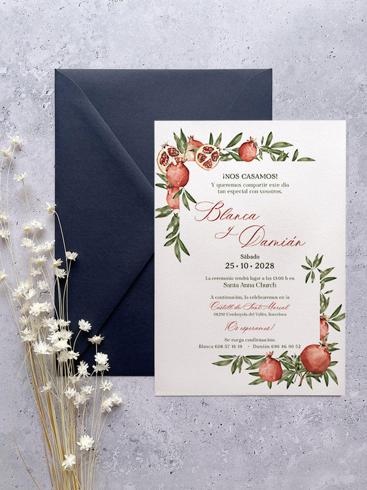 Invitación de Boda Granada