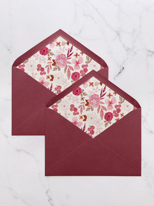 Sobre Forrado Florales #47