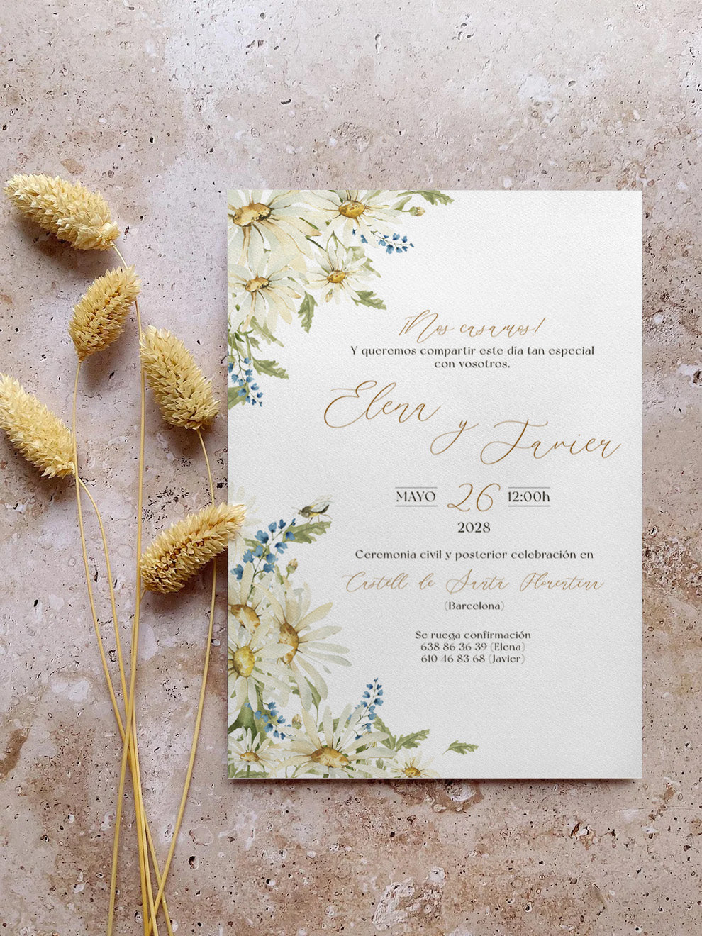 Invitación de Boda Margarita