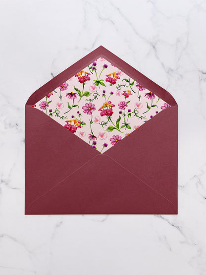 Sobre Forrado Florales #20