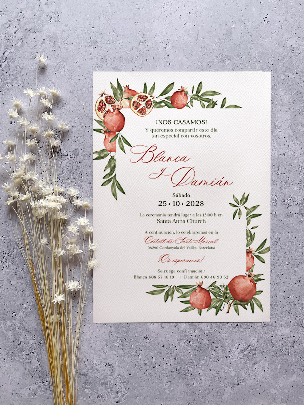 Invitación de Boda Granada