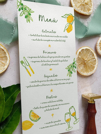 Minuta con Acuarela #12