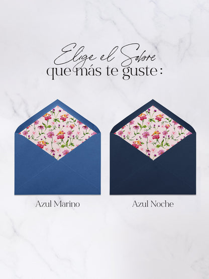 Sobre Forrado Florales #20