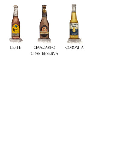 Seating Plan/Meseros Cerveza