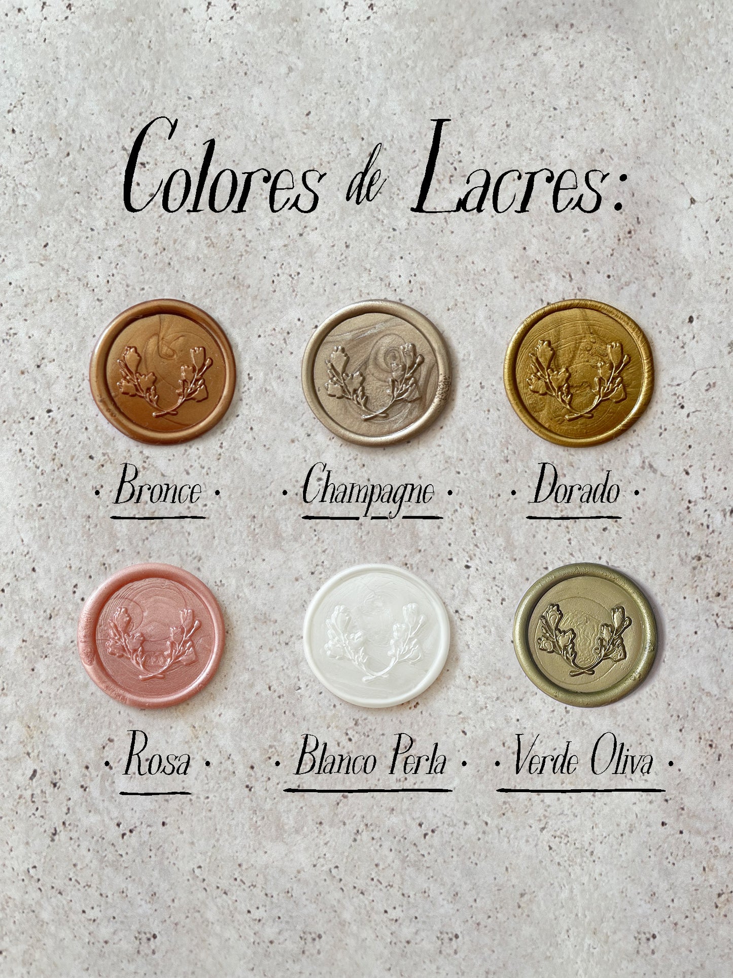 Sello de Lacre Guirnalda