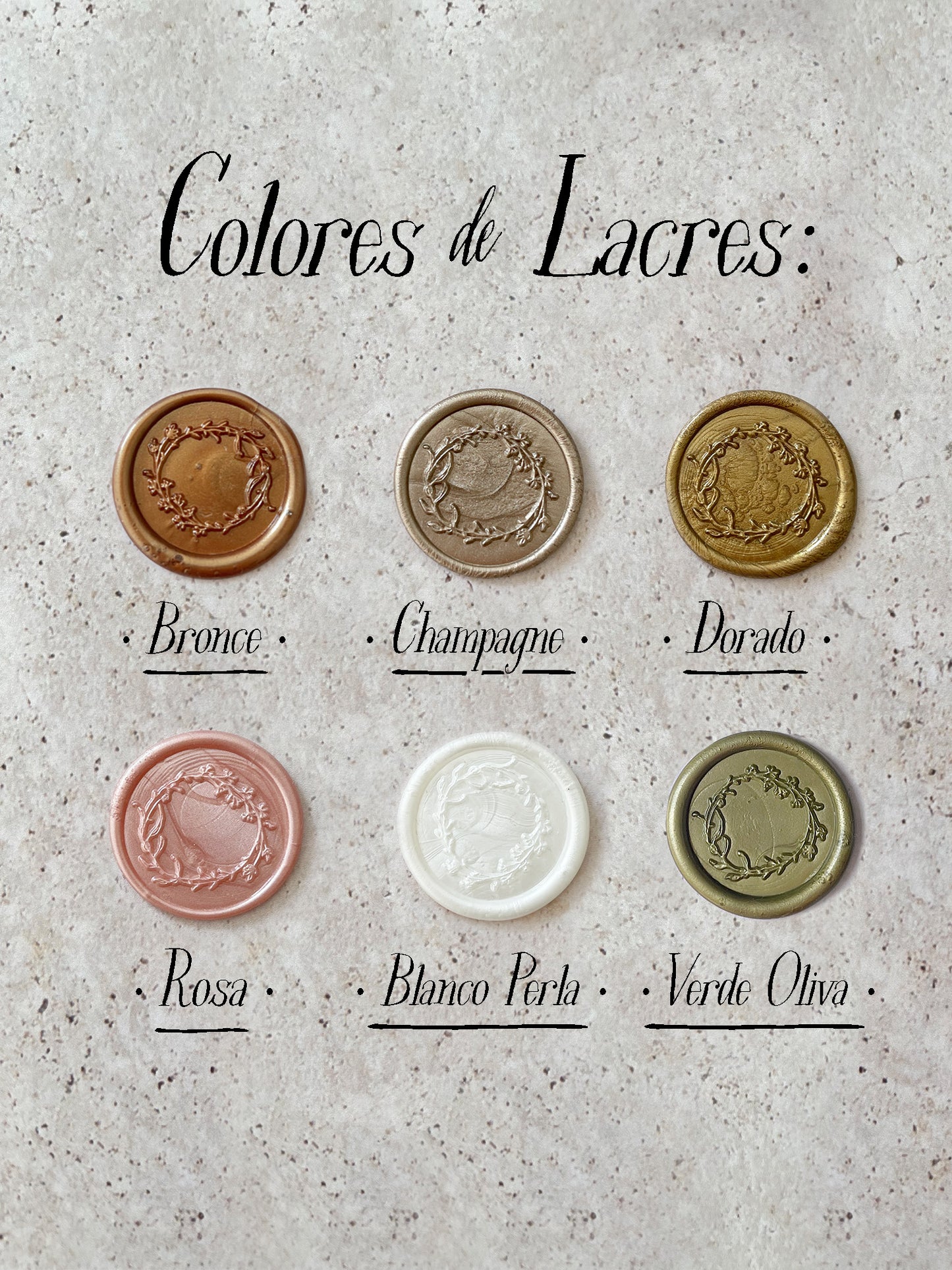 Sello de Lacre Guirnalda de Laurel