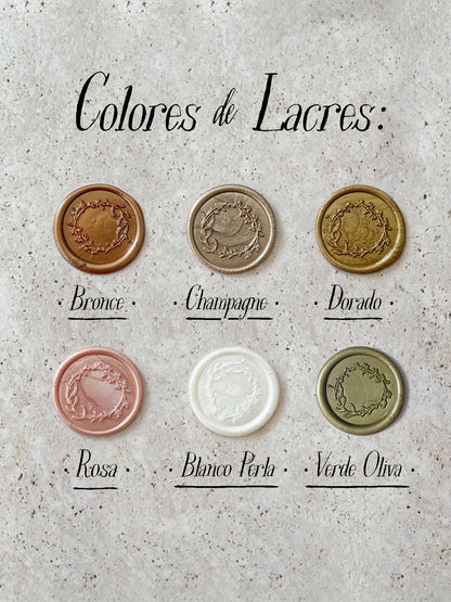 Sello de Lacre Guirnalda de Laurel