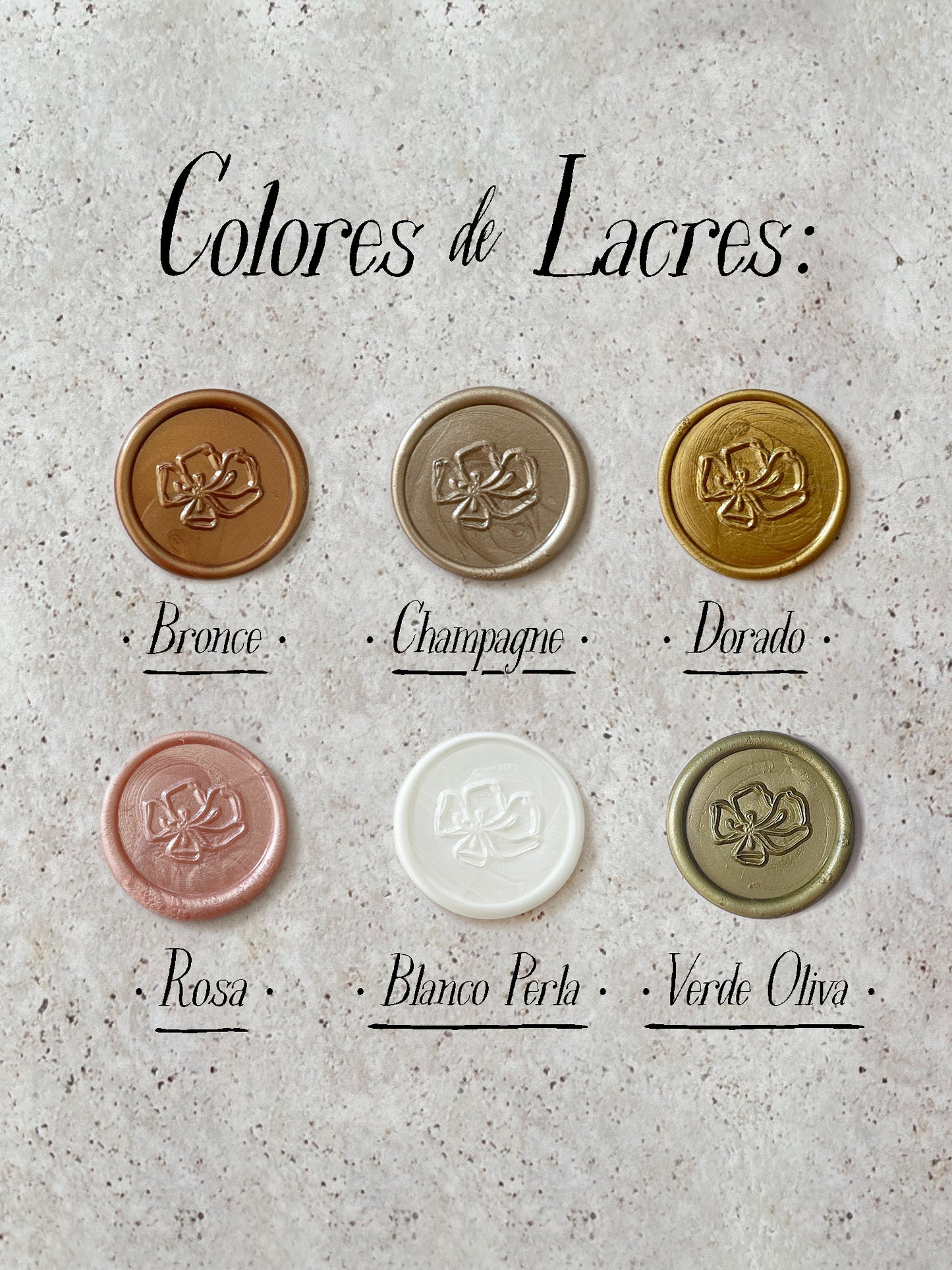 Sello de Lacre Rosa Silvestre