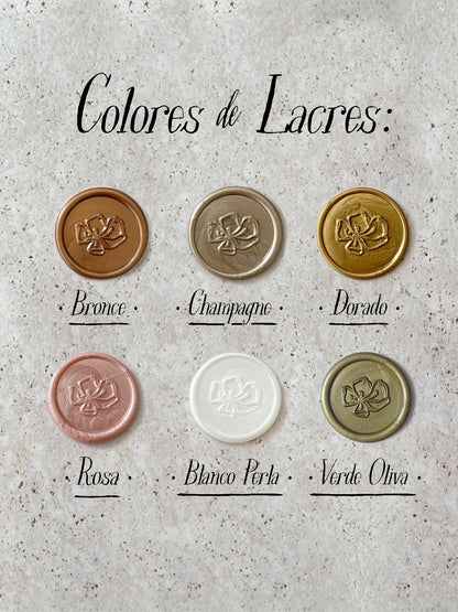 Sello de Lacre Rosa Silvestre