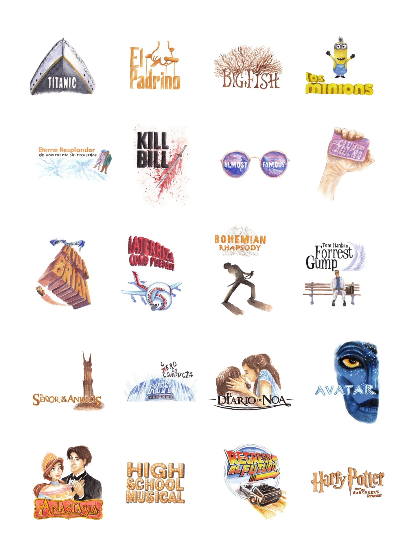 Seating Plan/Meseros Peliculas