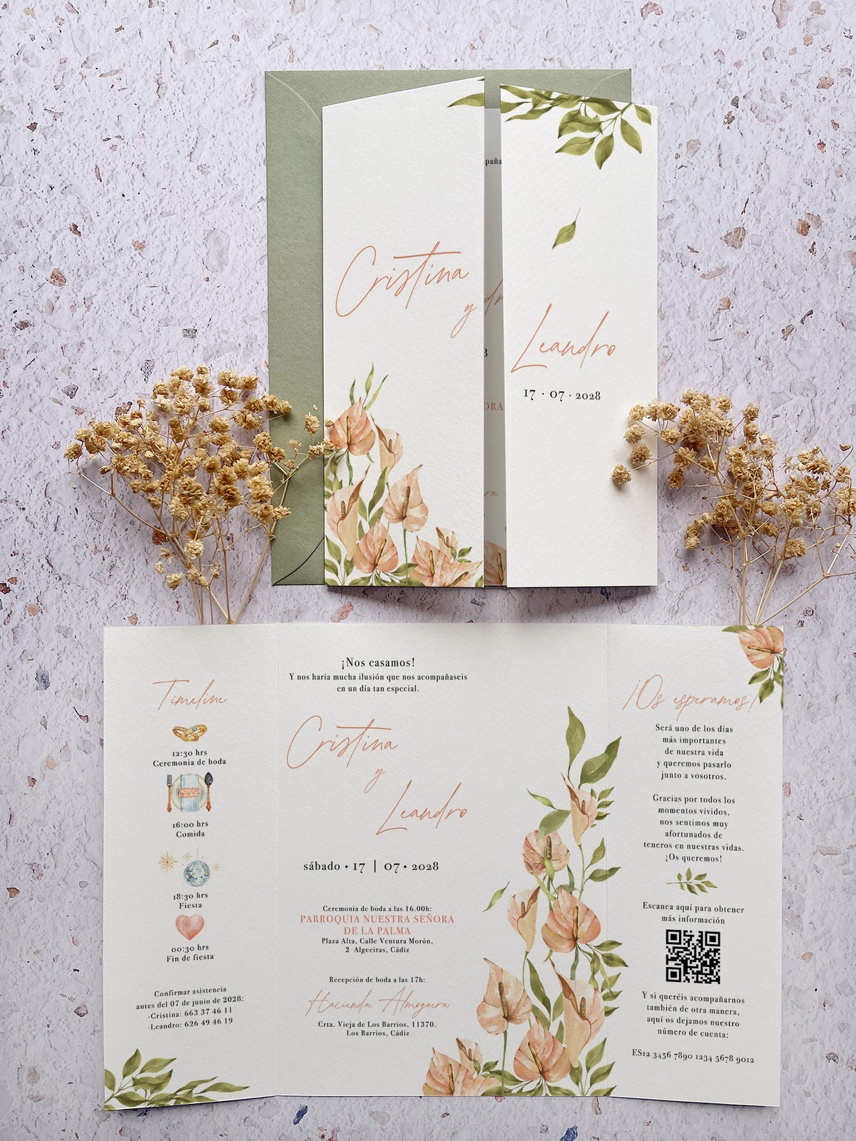 Invitación de Boda Cala