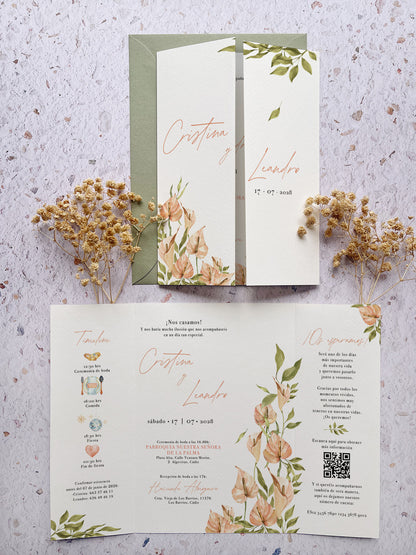 Invitación de Boda Cala
