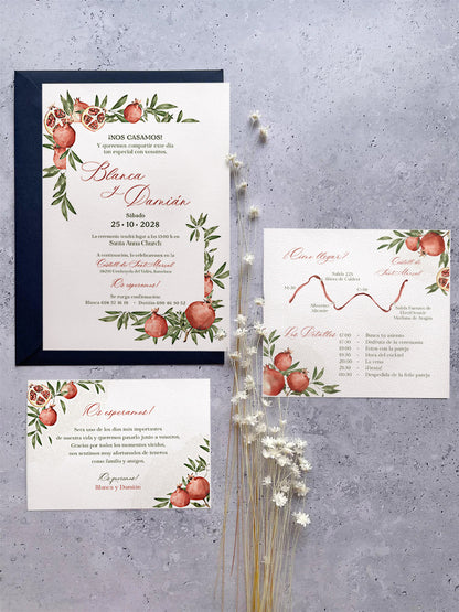 Invitación de Boda Granada