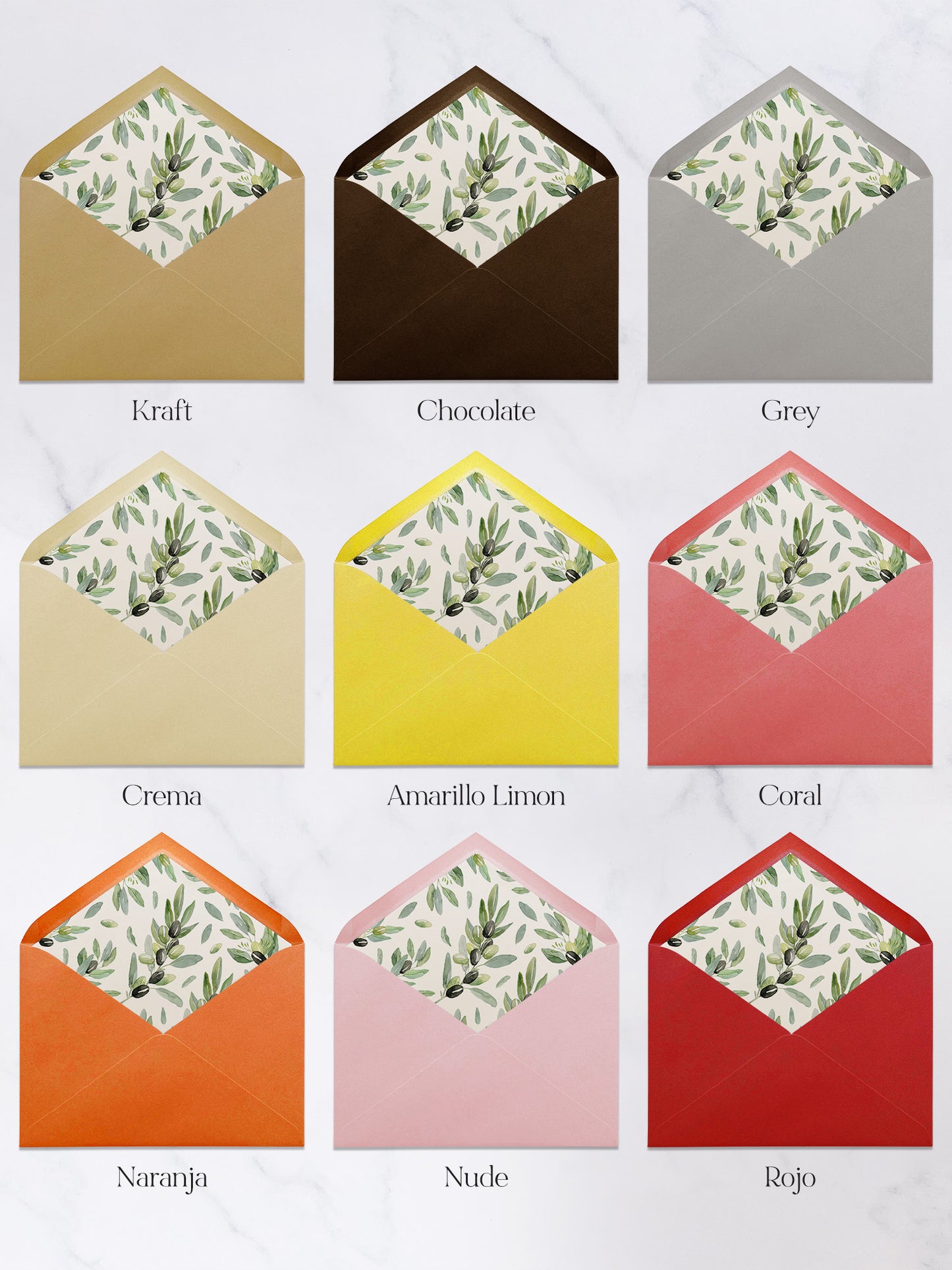 Sobre Forrado Florales #18