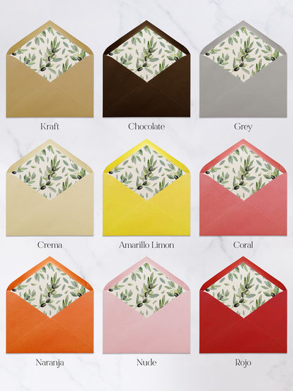 Sobre Forrado Florales #18