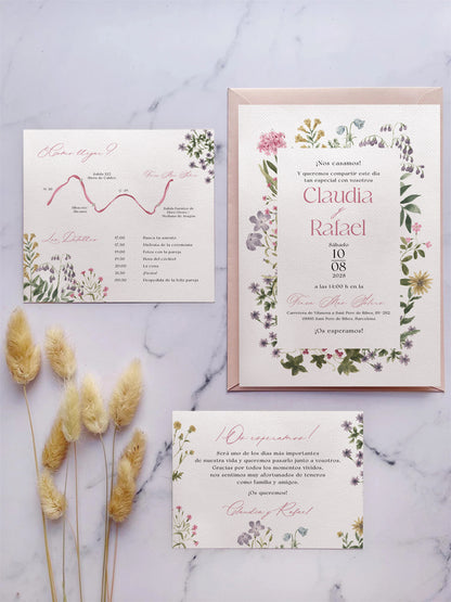 Invitación de Boda Silvestre