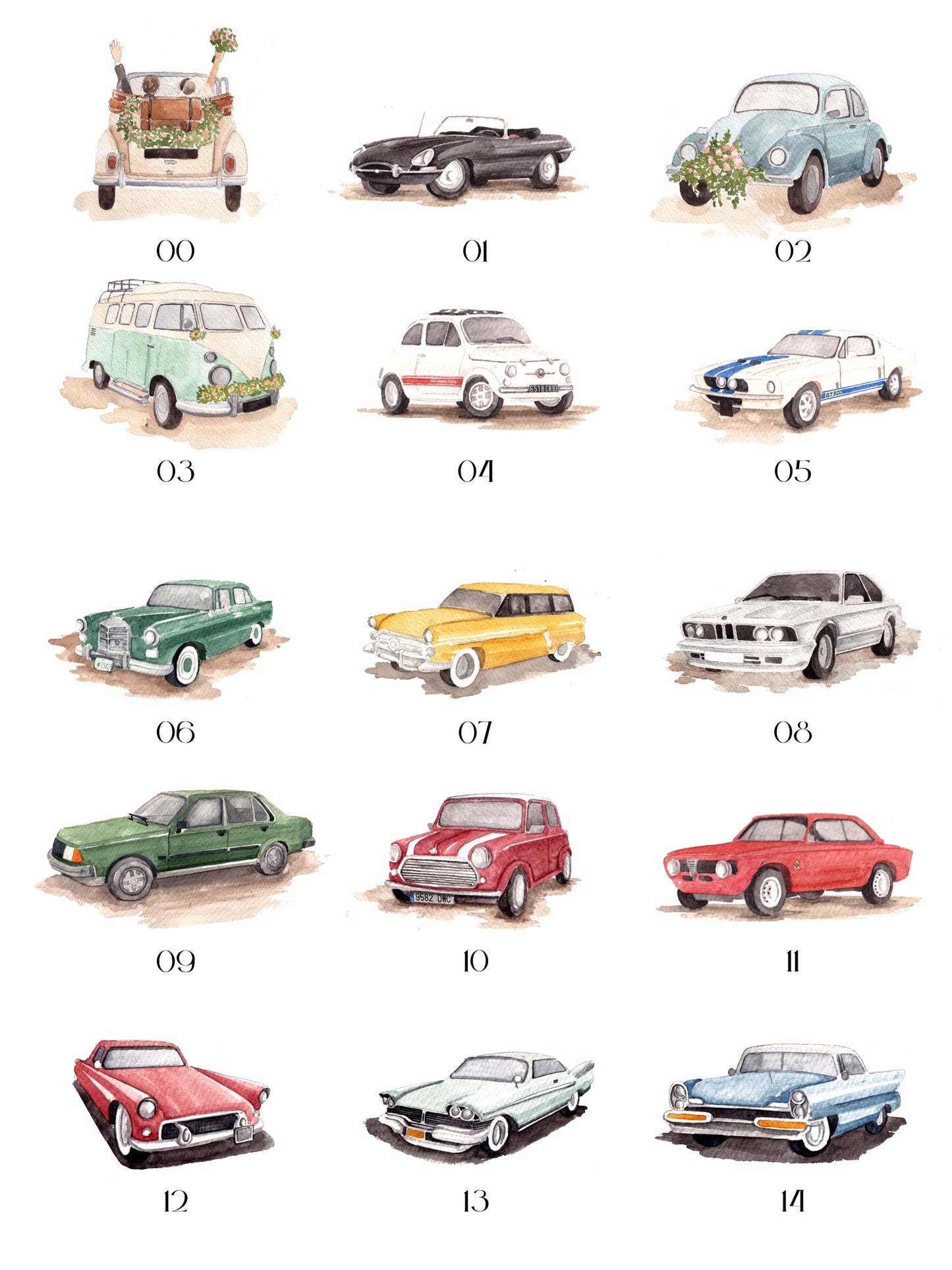 Seating Plan/Meseros Coches