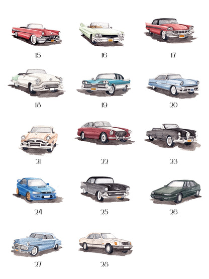 Seating Plan/Meseros Coches