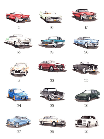 Seating Plan/Meseros Coches