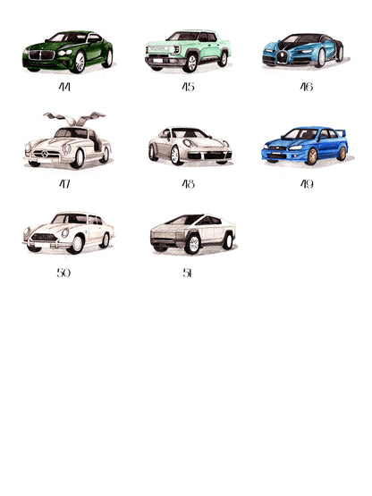 Seating Plan/Meseros Coches