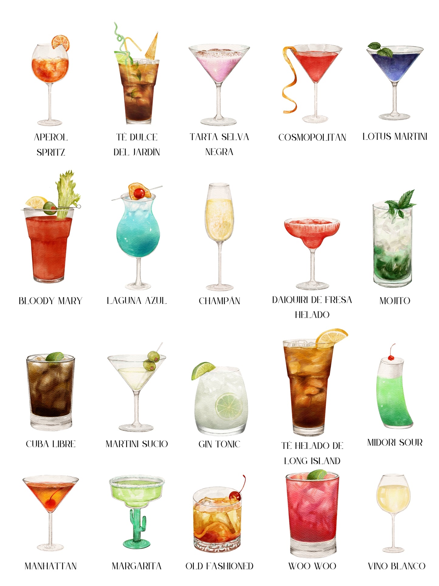 Seating Plan/Meseros Cocktail