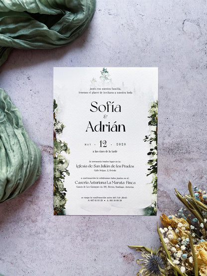 Invitación de Boda Foresta