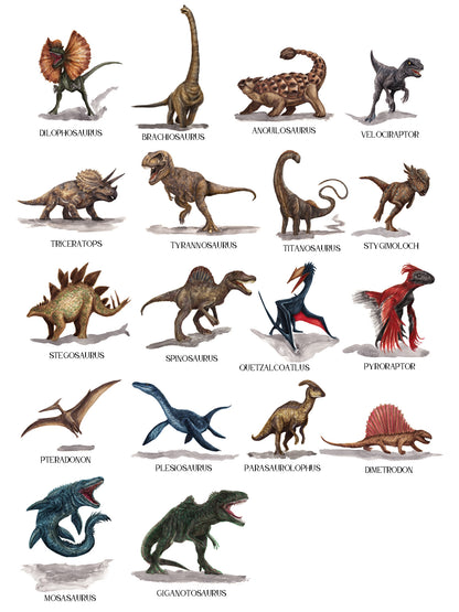 Seating Plan/Meseros Dinosaurio