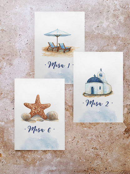 Seating Plan/Meseros Nautical