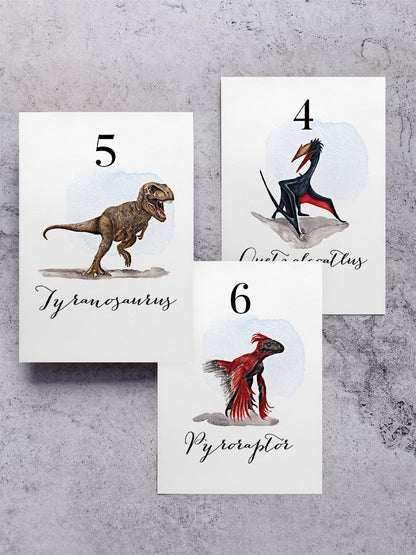 Seating Plan/Meseros Dinosaurio