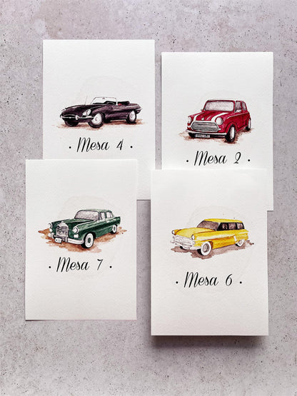 Meseros de coches