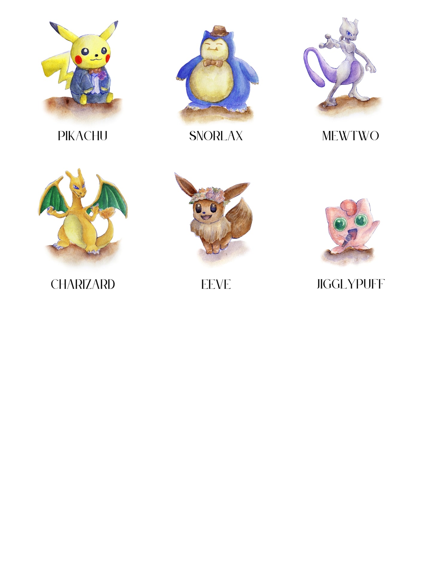 Seating Plan/Meseros Pokemon