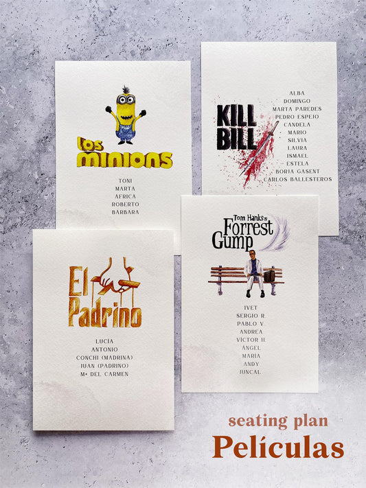 Seating Plan/Meseros Películas