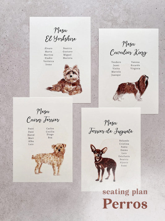 Seating Plan/Meseros Perros