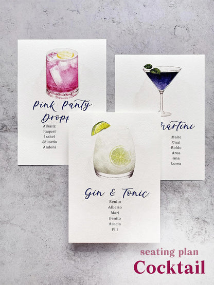 Seating Plan/Meseros Cocktail