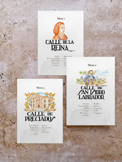 Seating Plan/Meseros Calle Madrid