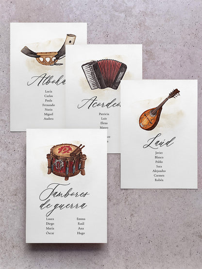 Seating Plan/Meseros Music